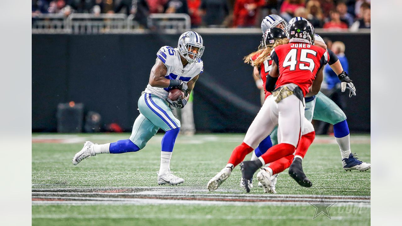 November 19, 2017: Dallas Cowboys running back Rod Smith #45 before an NFL  football game between the Philadelphia Eagles and the Dallas Cowboys at  AT&T Stadium in Arlington, TX Philadelphia defeated Dallas