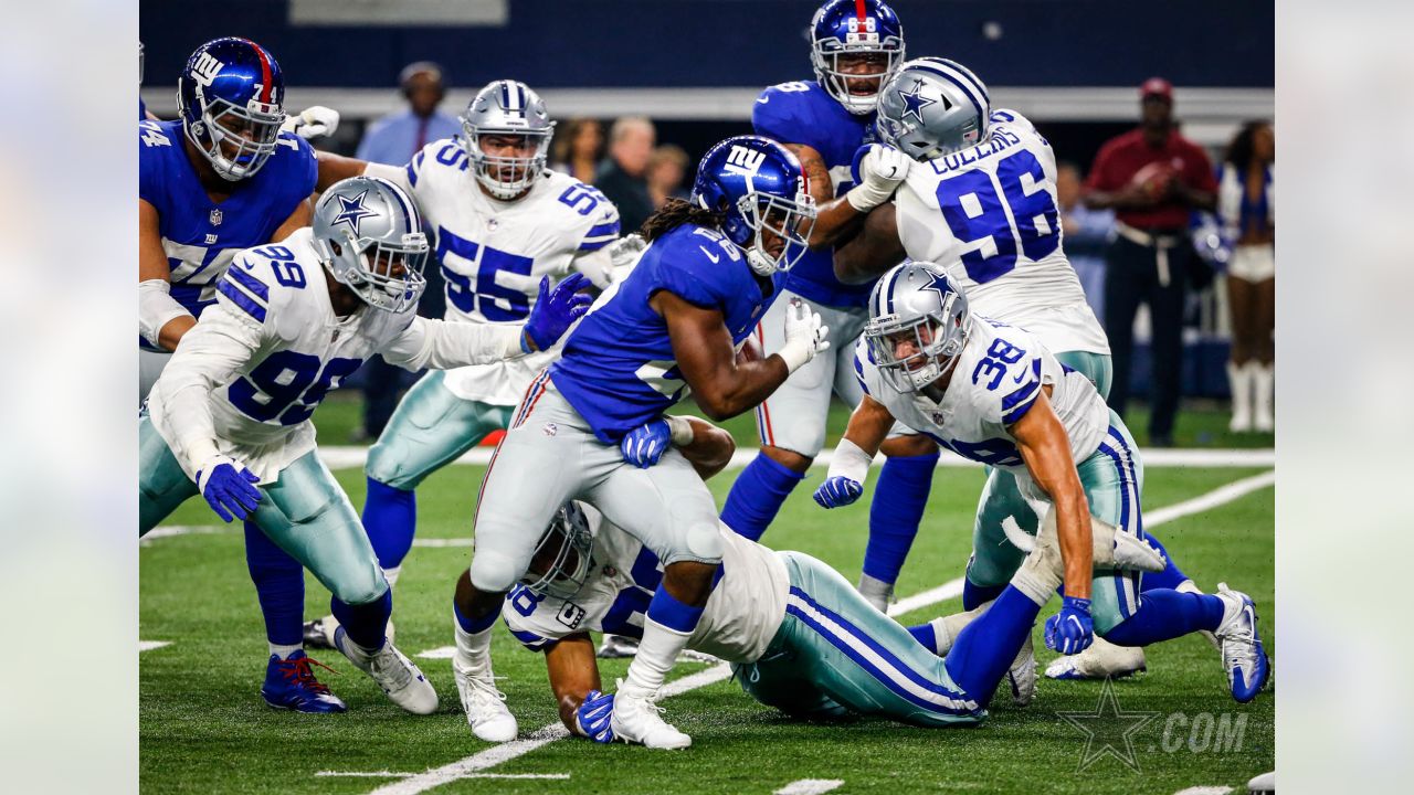 Dallas Cowboys defensive tackle Isaac Alarcon (60) is seen during the  second half of an NFL football game against the Las Vegas Raiders,  Saturday, Aug. 26, 2023, in Arlington, Texas. Dallas won