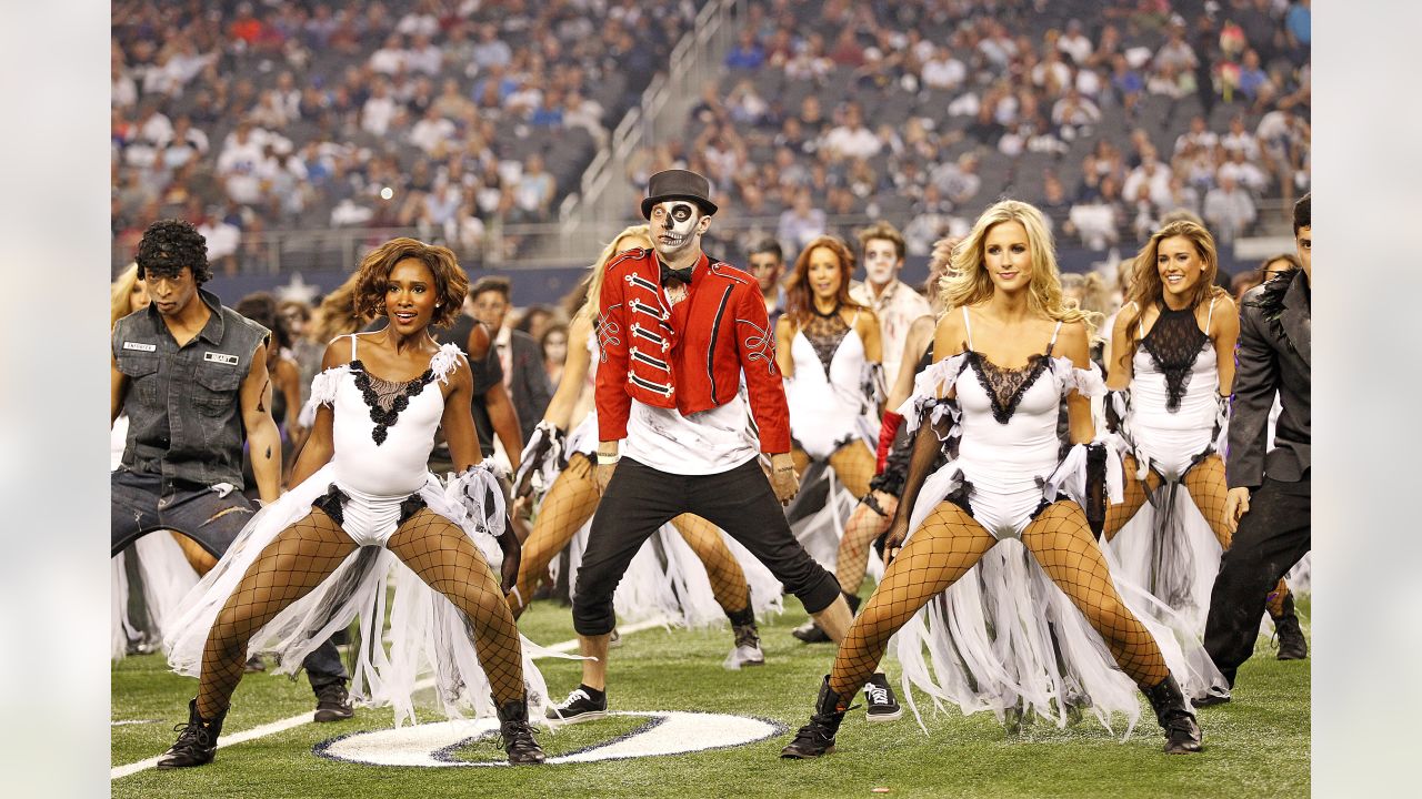 The Dallas Cowboys Cheerleaders perform their annual Halloween