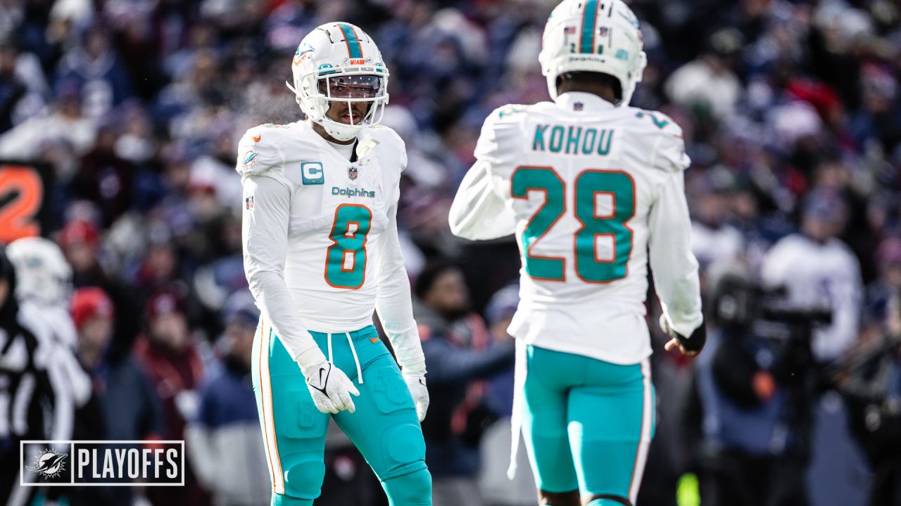 BUFFALO, USA, JANUARY 10, 2023: Miami Dolphins vs. Buffalo Bills. NFL Wild  Card Round 2023, Silhouette of fans supporting the team and cheering for th  Stock Photo - Alamy