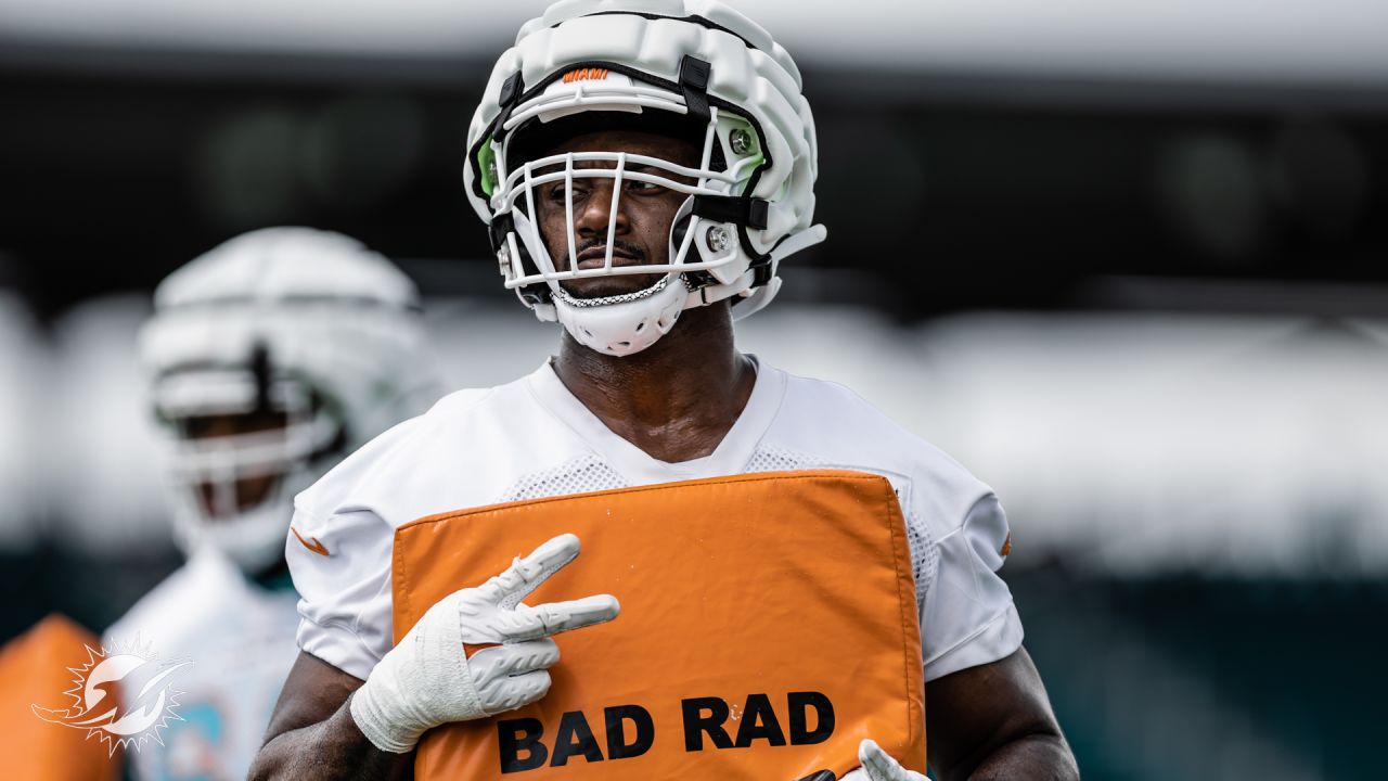 Miami Dolphins tight end Julian Hill does drills during practice at the NFL  football team's training facility, Thursday, July 27, 2023, in Miami  Gardens, Fla. (AP Photo/Lynne Sladky Stock Photo - Alamy