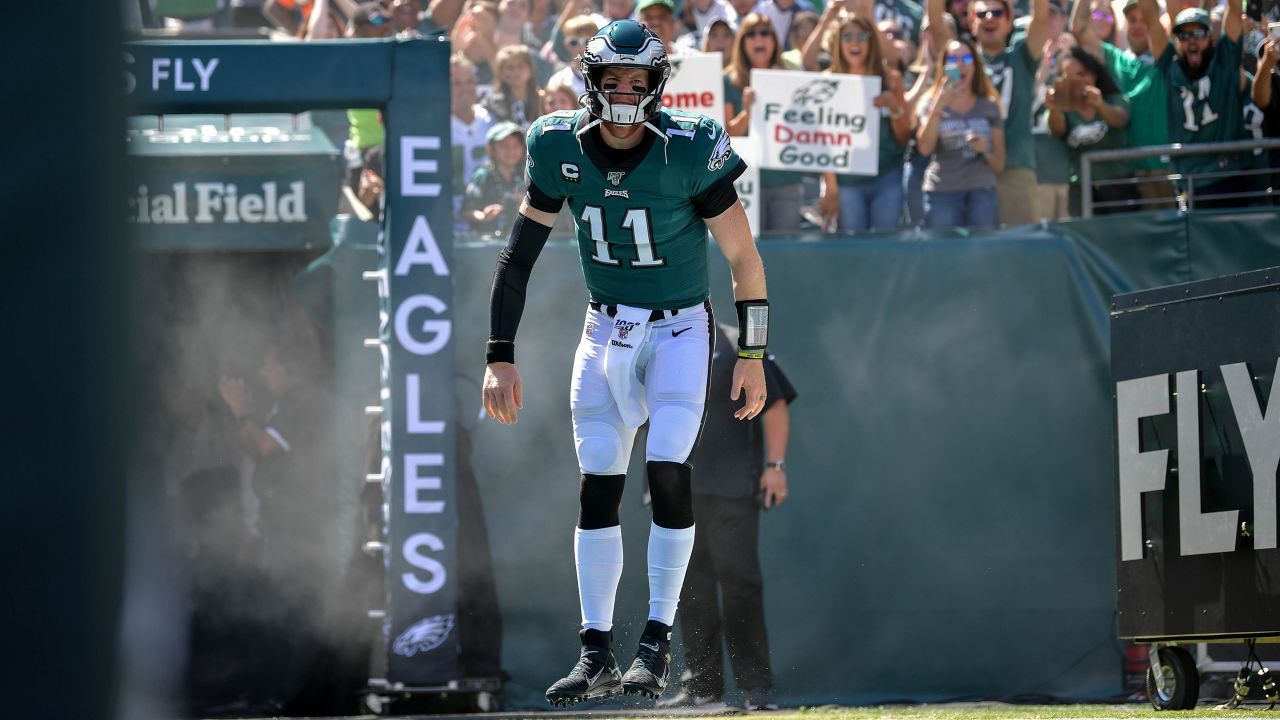 Carson Wentz Philadelphia Eagles QB v Washington Redskins 2019