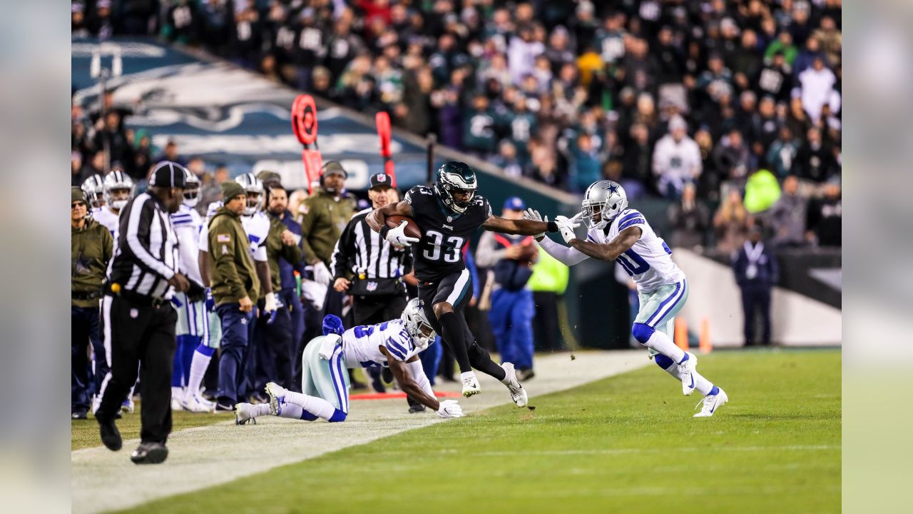 Philadelphia Eagles Nick Foles walks off the field following the Eagles  24-22 victory over the Dallas Cowboys at AT&T Stadium in Arlington, Texas  on December 29, 2013. With the win the Eagles