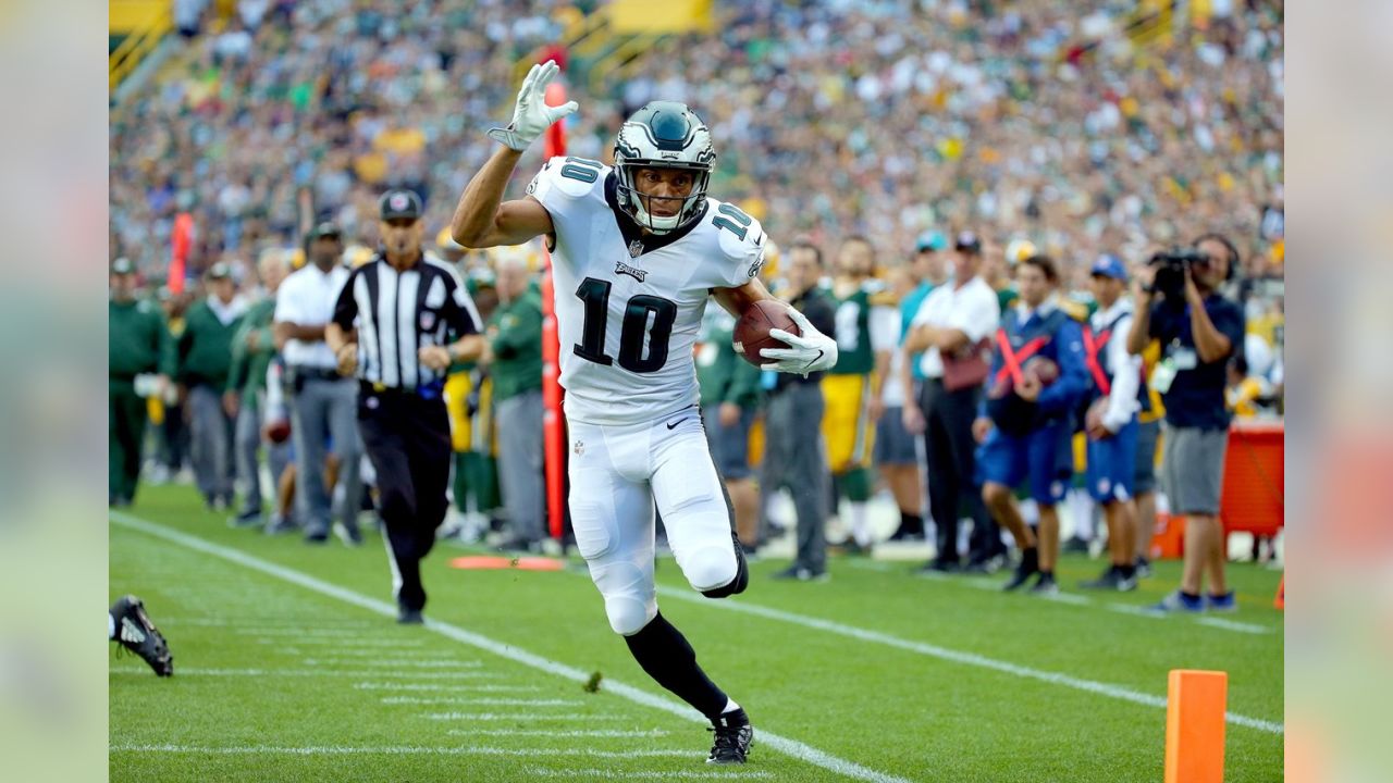 WR Mack Hollins' 38-Yard Touchdown Gives Eagles 6-0 Lead Through First