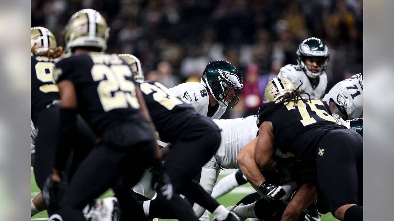 Philadelphia Eagles 14-20 New Orleans Saints: Defending champion Eagles  knocked out, NFL News