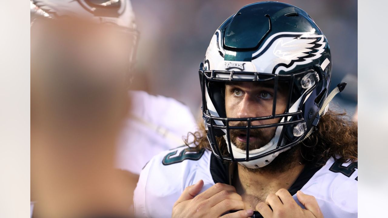 New York Jets linebacker Hamsah Nasirildeen (45) reacts after defeating the  Philadelphia Eagles 24-21 in an NFL pre-season football game, Friday, Aug.  12, 2022, in Philadelphia. (AP Photo/Rich Schultz Stock Photo - Alamy