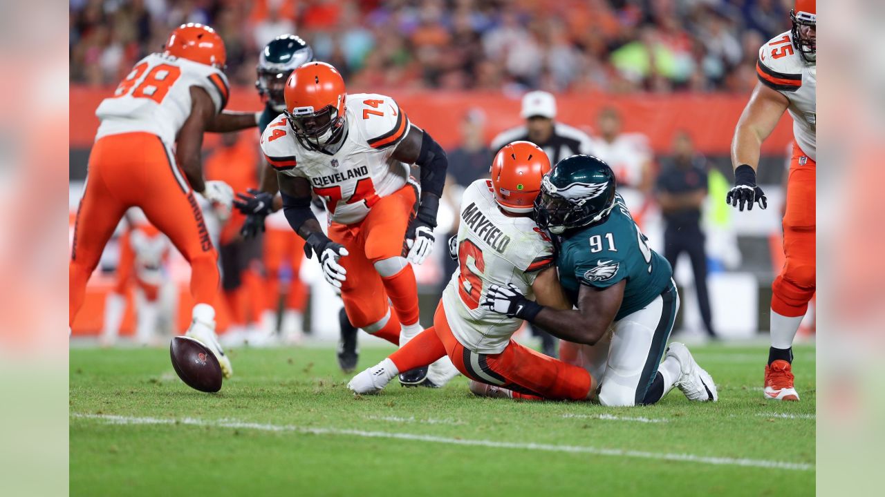 Philadelphia Eagles Trail Cleveland Browns 8-3 at Halftime as