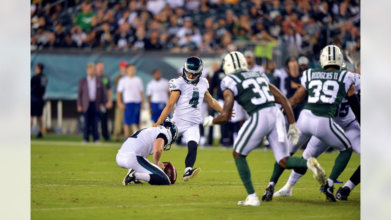 New York Jets cornerback Luq Barcoo (38) in action against the Philadelphia  Eagles during an NFL pre-season football game, Friday, Aug. 12, 2022, in  Philadelphia. (AP Photo/Rich Schultz Stock Photo - Alamy