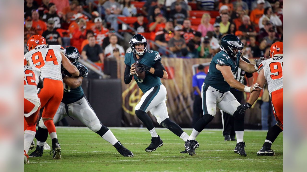 Philadelphia Eagles Trail Cleveland Browns 8-3 at Halftime as