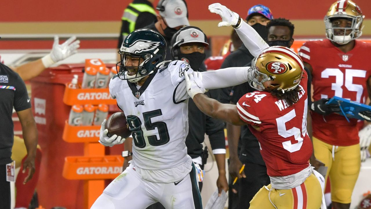 Eagles 25, 49ers 20: Carson Wentz's touchdown pass, defense's timely play  lead to upset in first win of season 