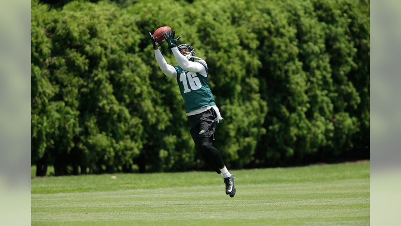 Philadelphia Eagles defensive backs Lito Sheppard, left, and Asante Samuel  watch mini-camp practice at the Nova Care Center in Philadelphia,  Pennsylvania, Sunday, May 4, 2008. (Photo by Peter Tobia/Philadelphia  Inquirer/MCT/Sipa USA Stock