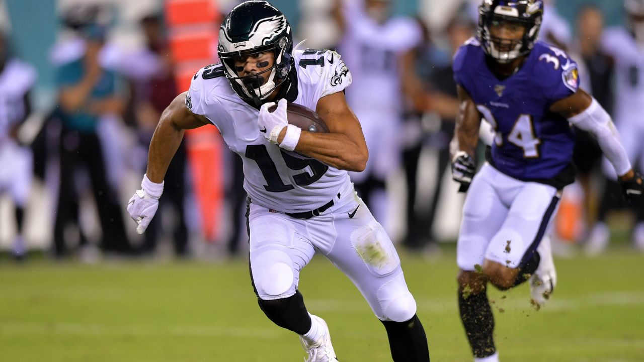 Game Recap: J.J. Arcega-Whiteside shines as Eagles fall to Ravens 26-15 in  weather-shortened game