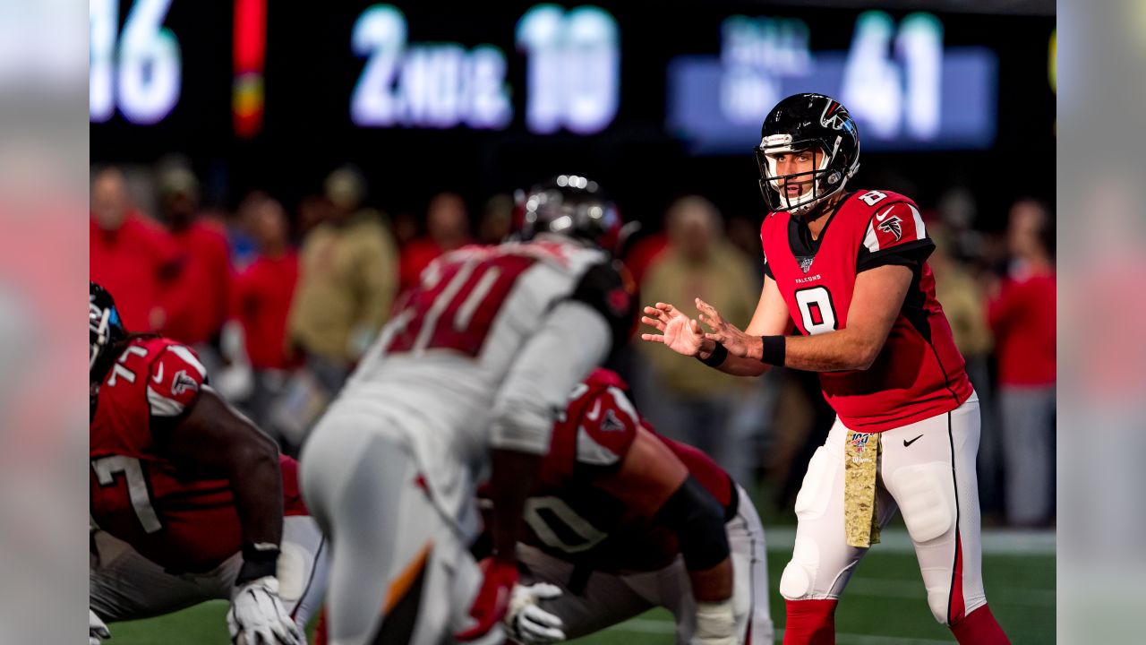 Tampa Bay Buccaneers vs. Atlanta Falcons. Fans support on NFL Game.  Silhouette of supporters, big screen with two rivals in background Stock  Photo - Alamy