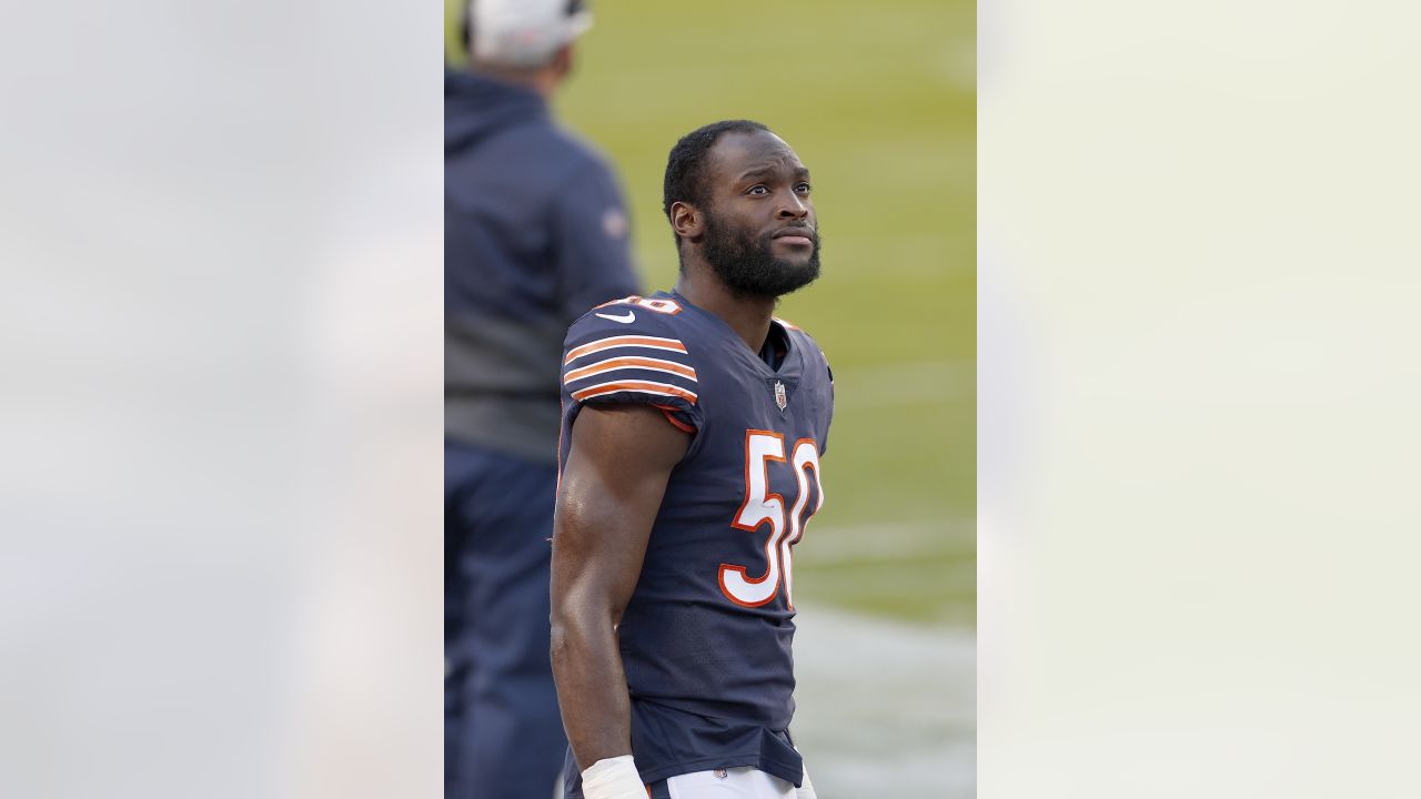 Denver Broncos linebacker Christopher Allen (45) stands on the sideline  during an NFL football game against the San Francisco 49ers, Saturday, Aug  19, 2023, in Santa Clara, Calif. (AP Photo/Scot Tucker Stock