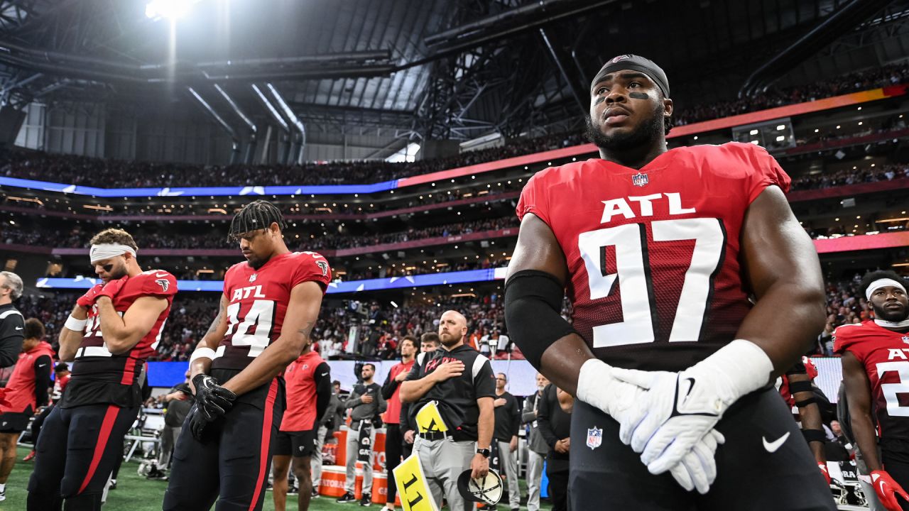 Atlanta Falcons vs. Chicago Bears. Fans support on NFL Game