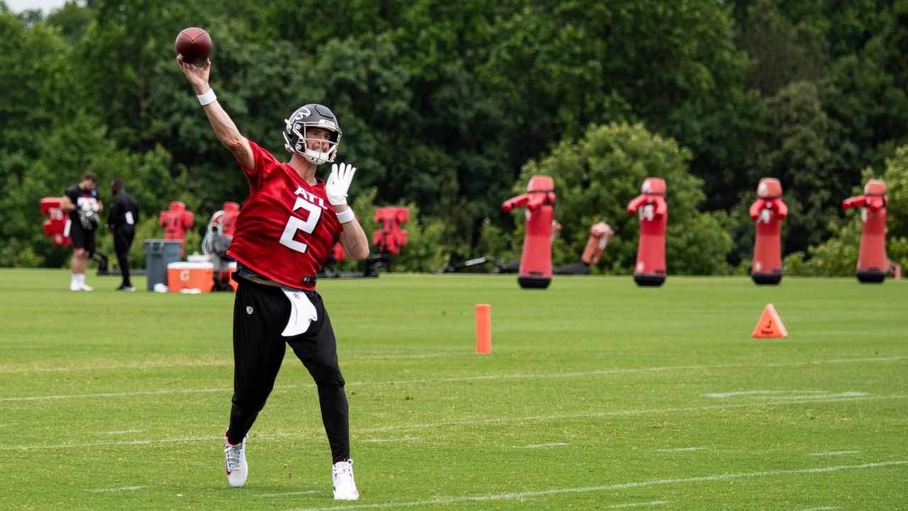 Quarterbacks in action  2021 Atlanta Falcons Minicamp