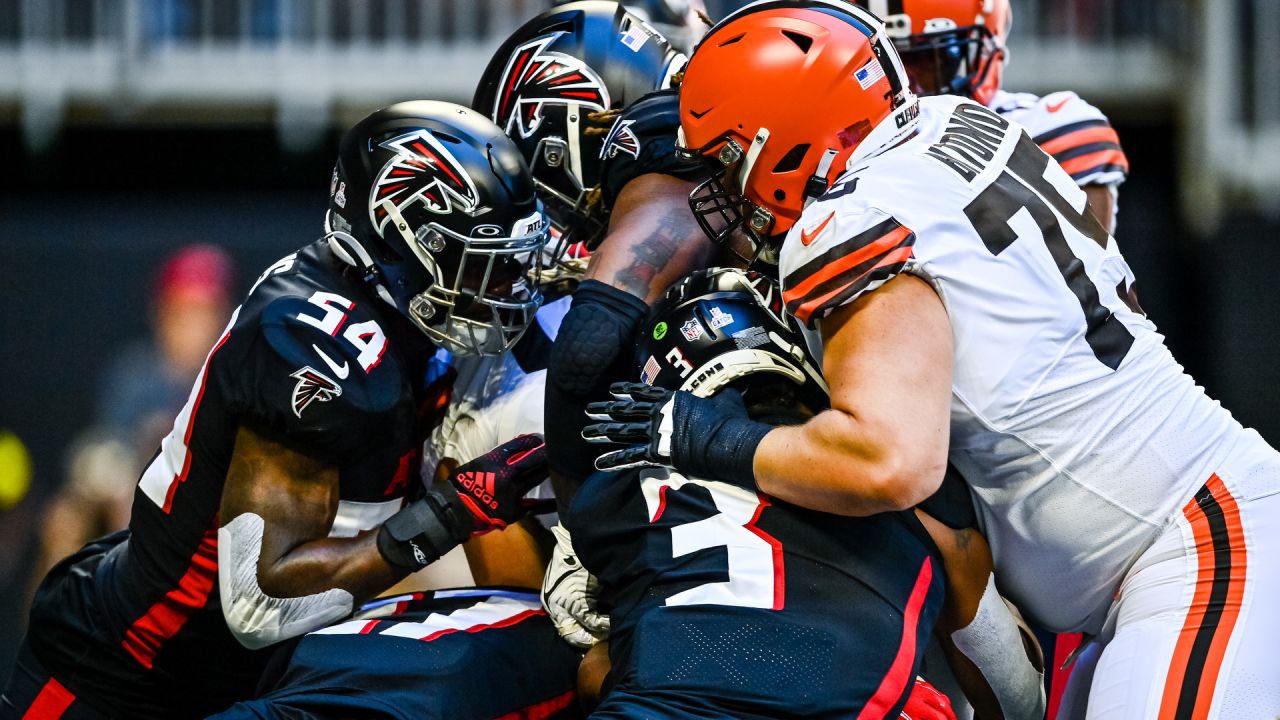 2019 Cleveland Browns #54 Game Issued Brown Jersey Color Rush 100