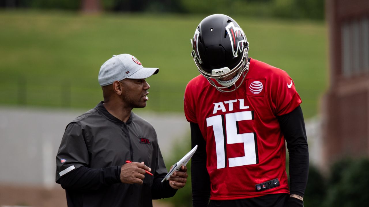 Quarterbacks in action  2021 Atlanta Falcons Minicamp