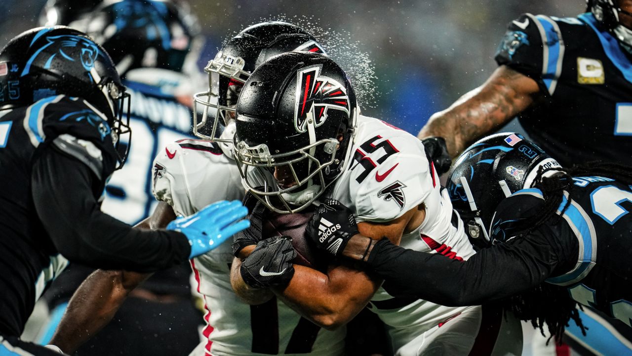 Carolina Panthers run riot over Atlanta Falcons in rain-soaked affair, NFL