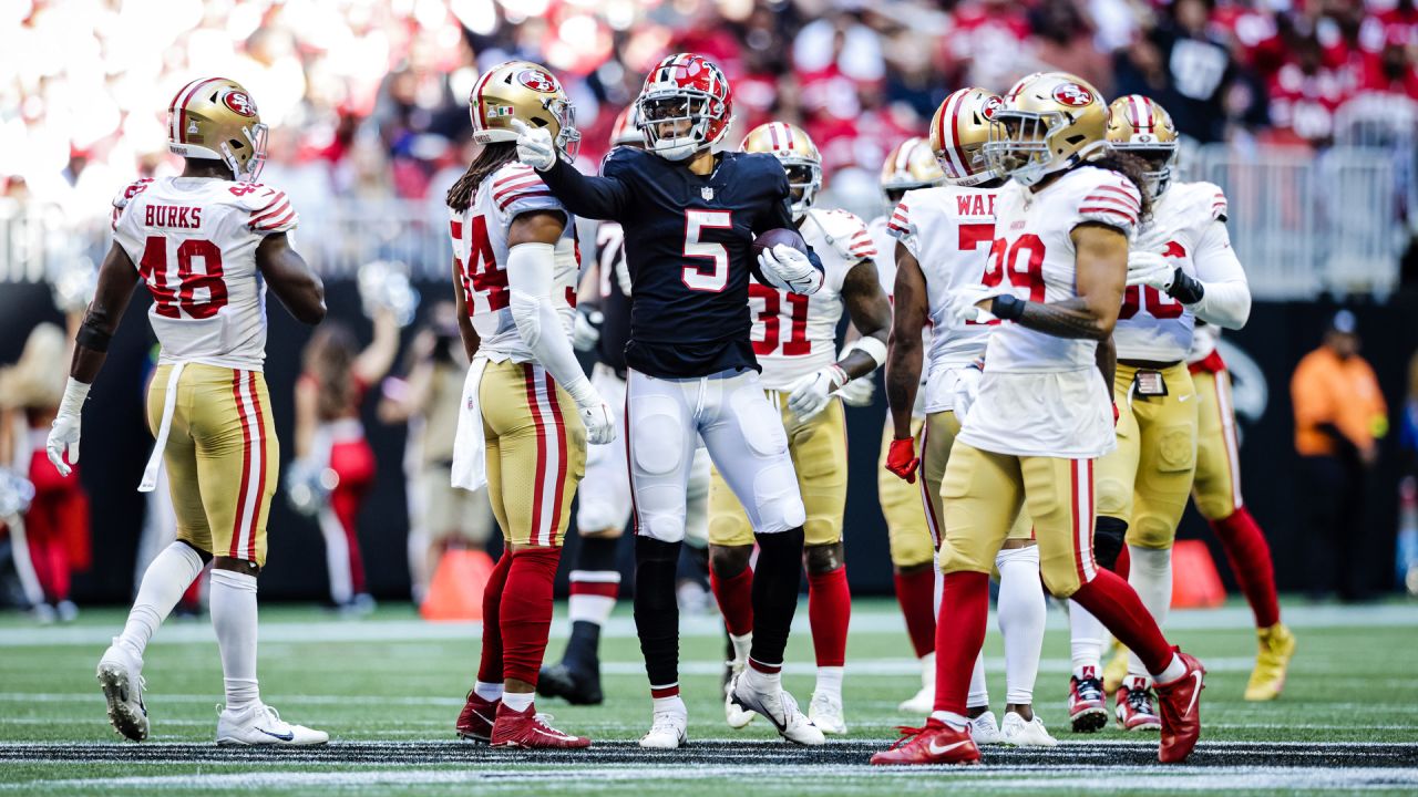 Photos from San Francisco 49ers looking like wild-card playoff contenders  with 31-13 win over Atlanta Falcons