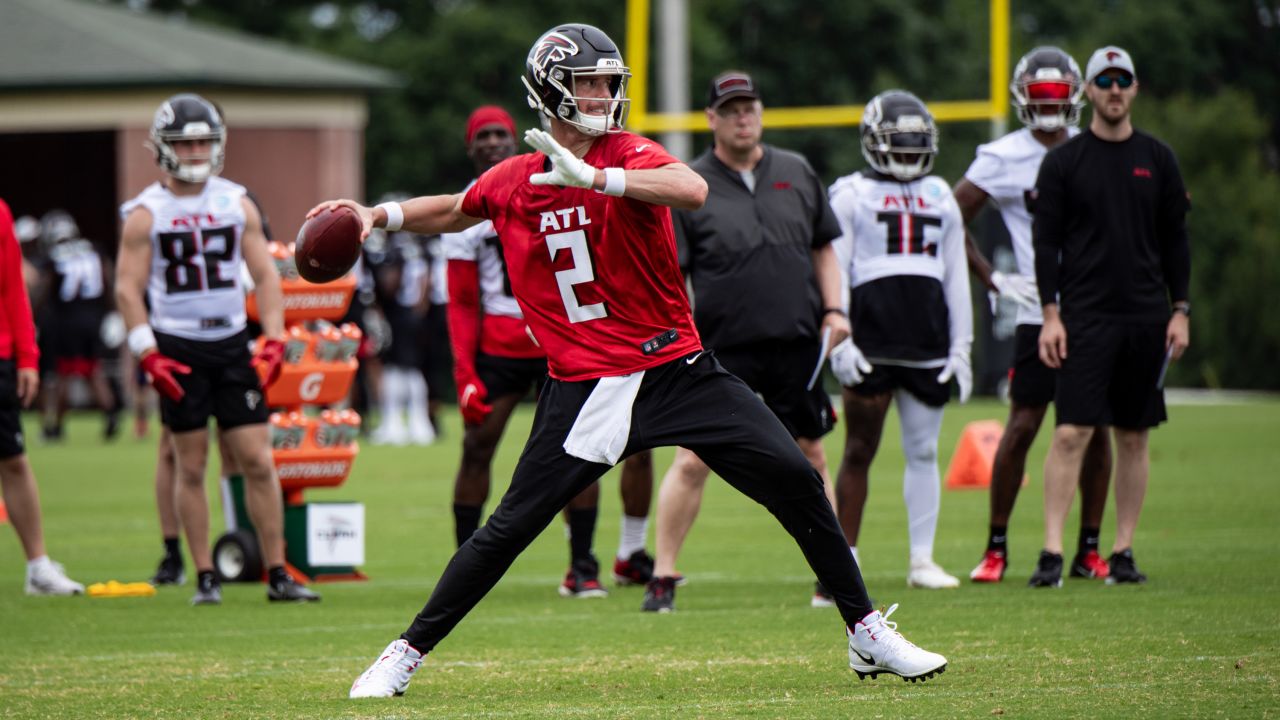 Quarterbacks in action  2021 Atlanta Falcons Minicamp