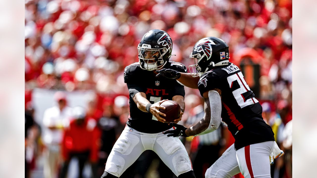 The Bucs defeat the Atlanta Falcons 21-15 during Sunday's game