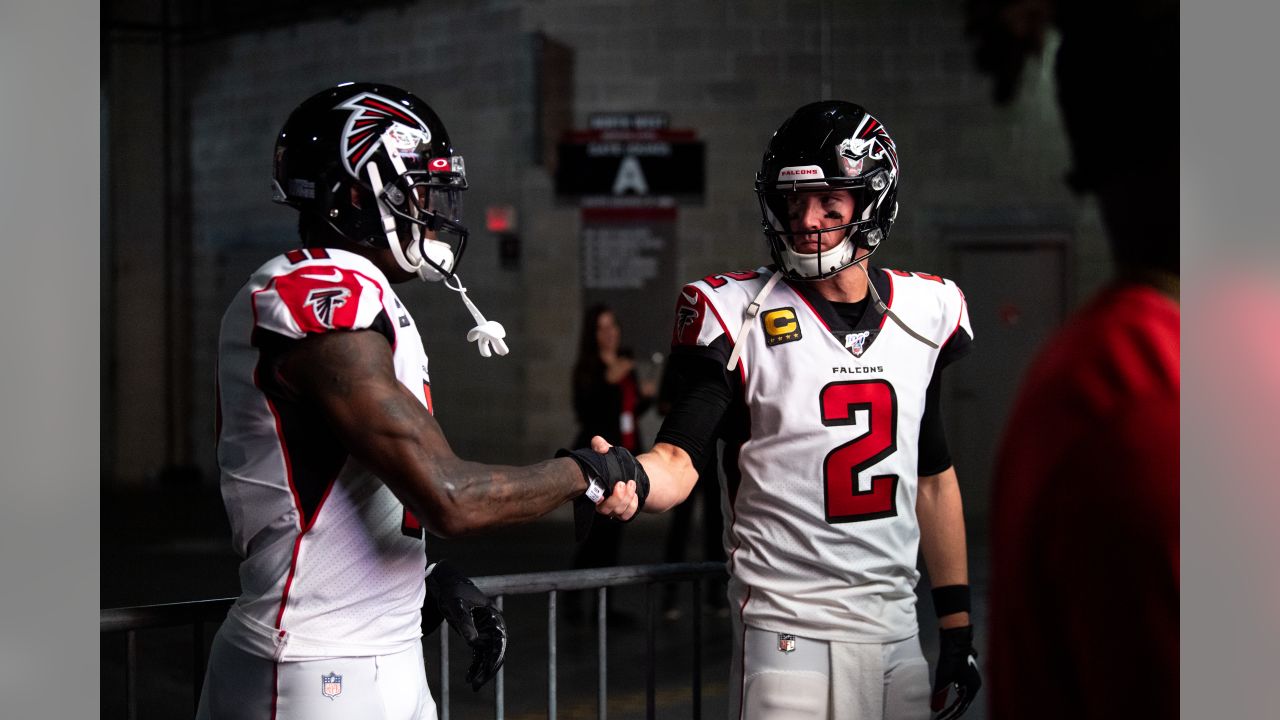 December 29, 2019: Atlanta Falcons wide receiver Julio Jones (11) leaves  the field after the NFL game between the Atlanta Falcons and the Tampa Bay  Buccaneers held at Raymond James Stadium in