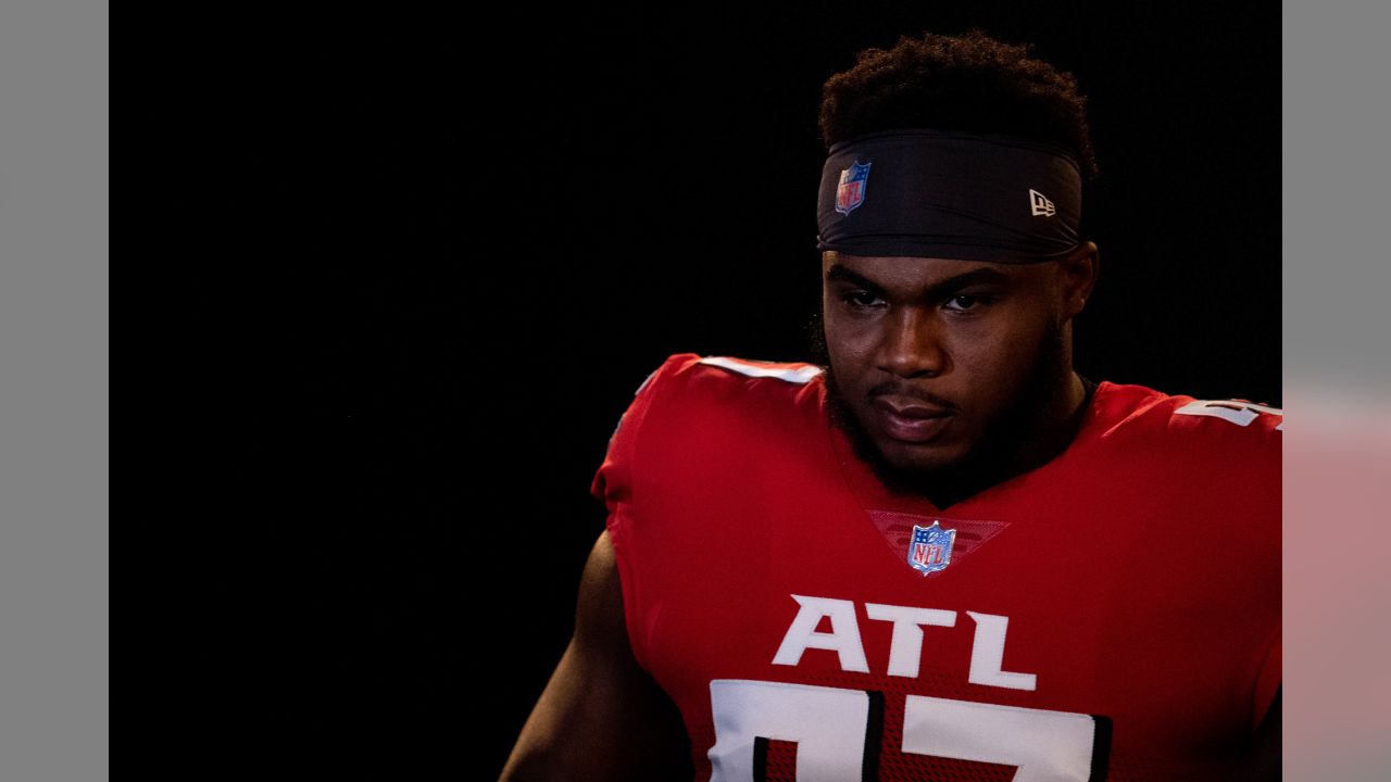 Behind-the-Scenes: Falcons Throwback Jersey Shoot