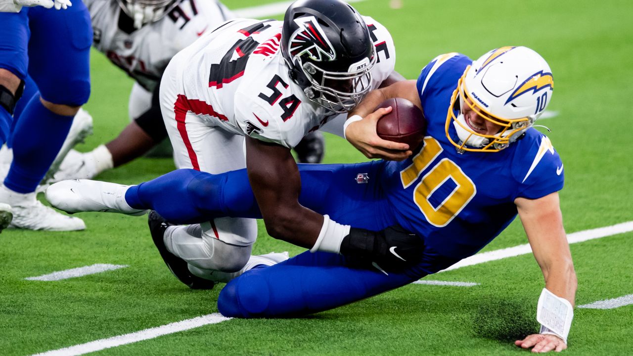 Three interceptions by secondary help Chargers beat Falcons - Los