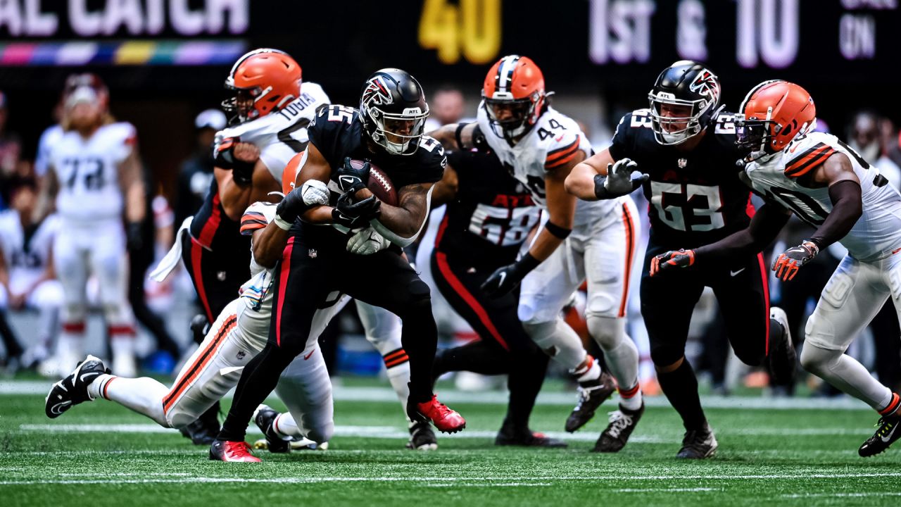 ATLANTA, GA - AUGUST 29: The NFL VISION Instant Replay technician during  the final preseason NFL game between the Cleveland Browns and the Atlanta  Falcons on August 29, 2021 at the Mercedes-Benz