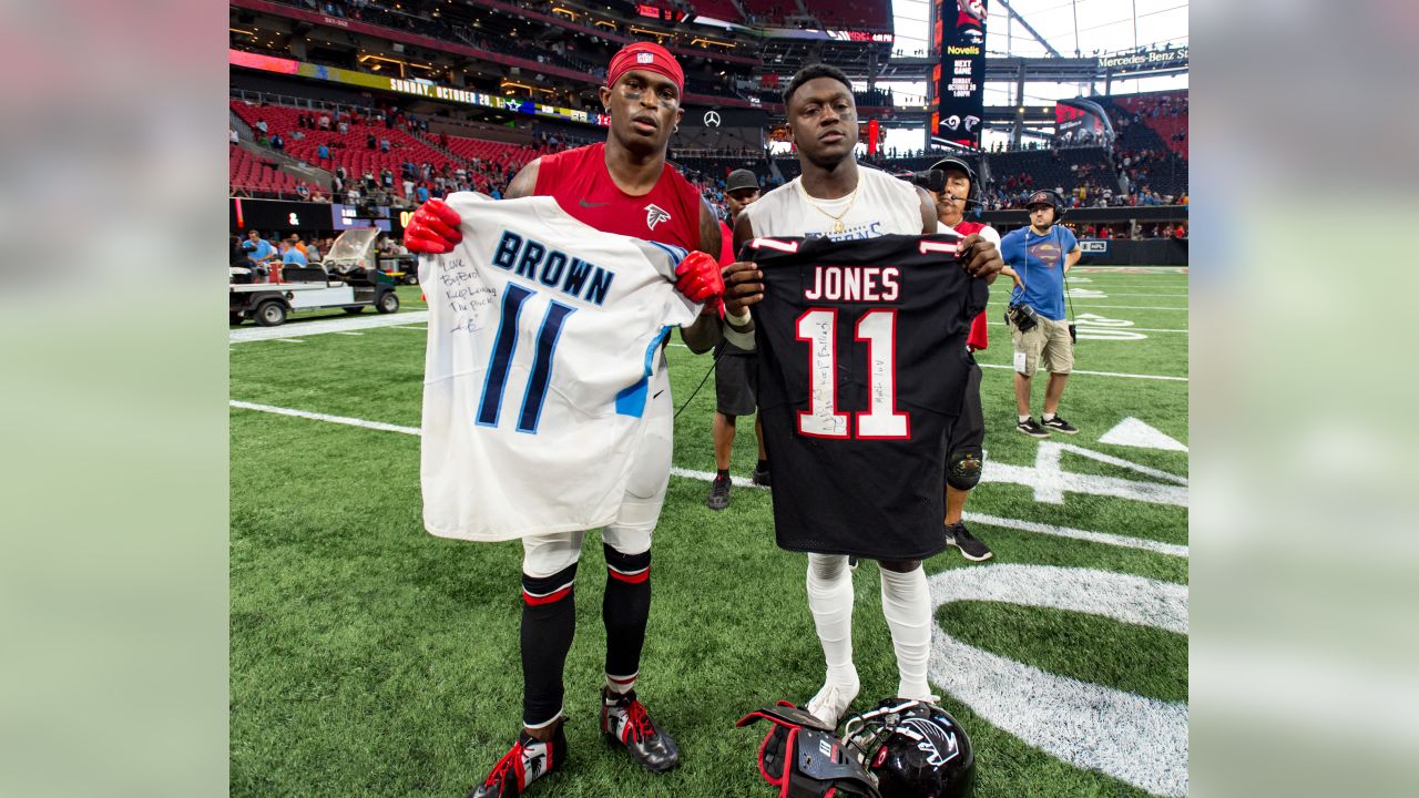 A.J. Brown on Julio Jones, No. 11 Titans Jersey: 'Trying to Be a