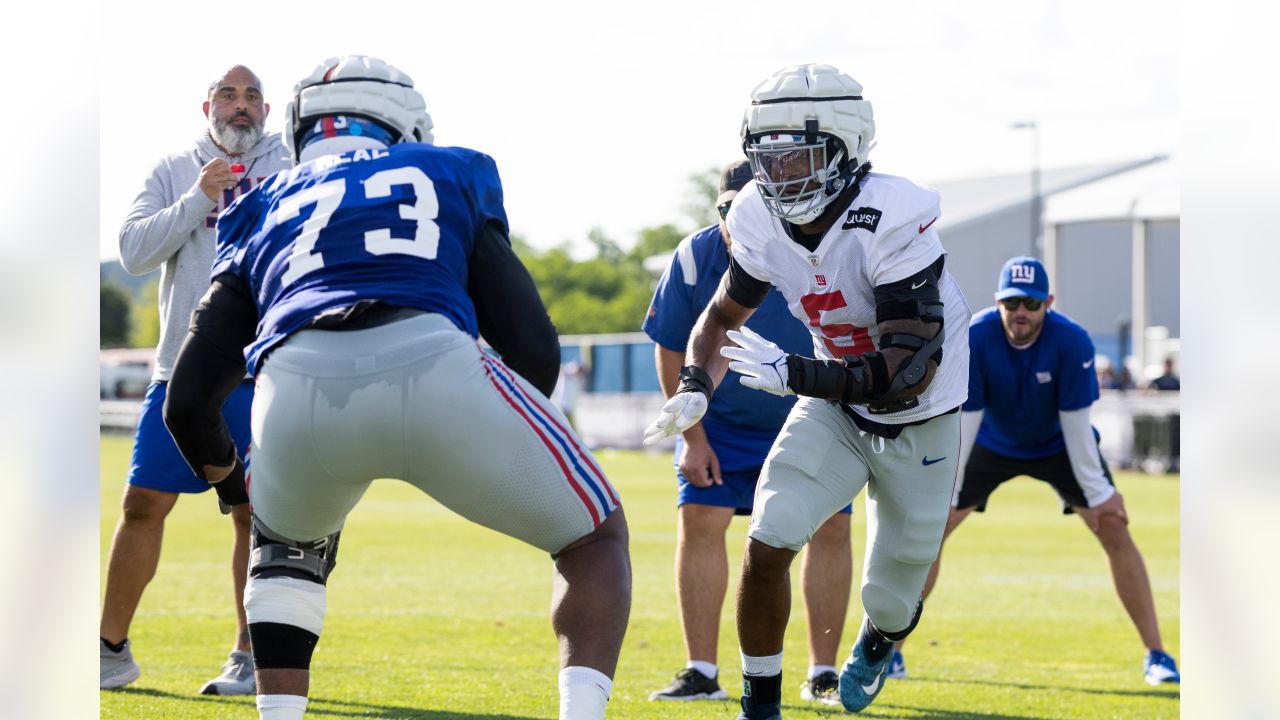 Giants' Tre Hawkins turning heads with strong training camp