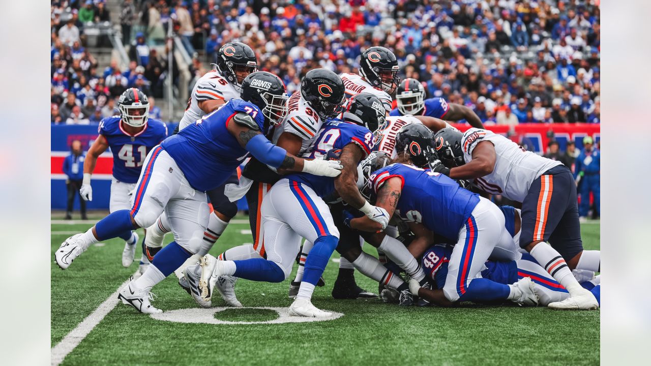 Strong run game, defense propel Giants to Week 4 win over Bears
