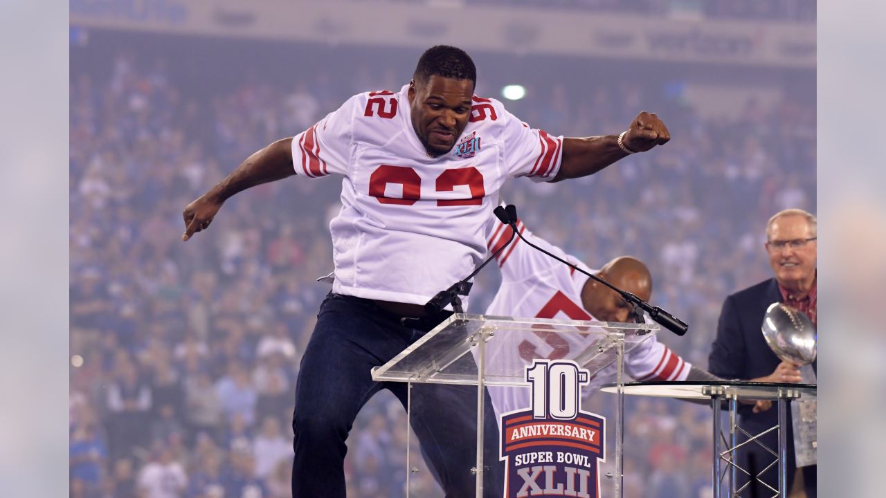 Giants great Michael Strahan: Game-worn Super Bowl jersey being