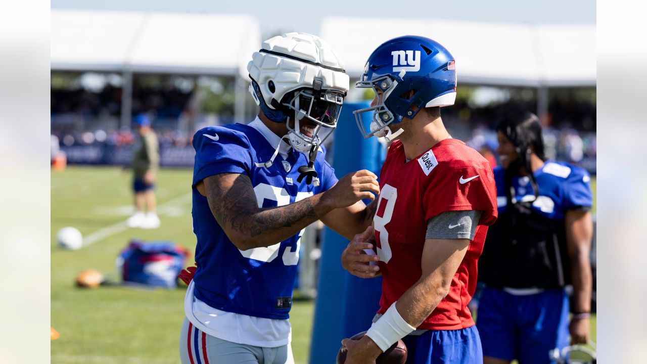 Giants' Jashaun Corbin, Dane Belton, Alex Cook impress in camp