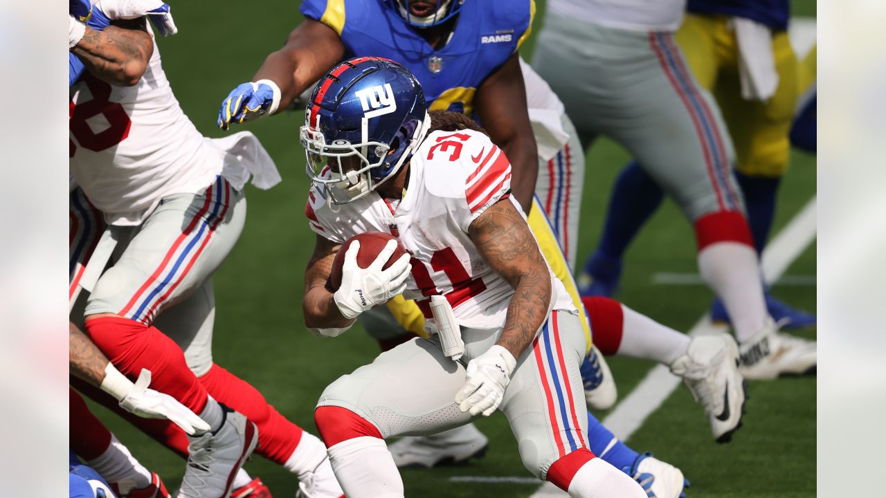 Los Angeles Rams linebacker Troy Reeder (51) heads off the field after an  NFL football game against the New York Giants, Sunday, October 4, 2020 in  Inglewood, Calif. The Rams defeated the