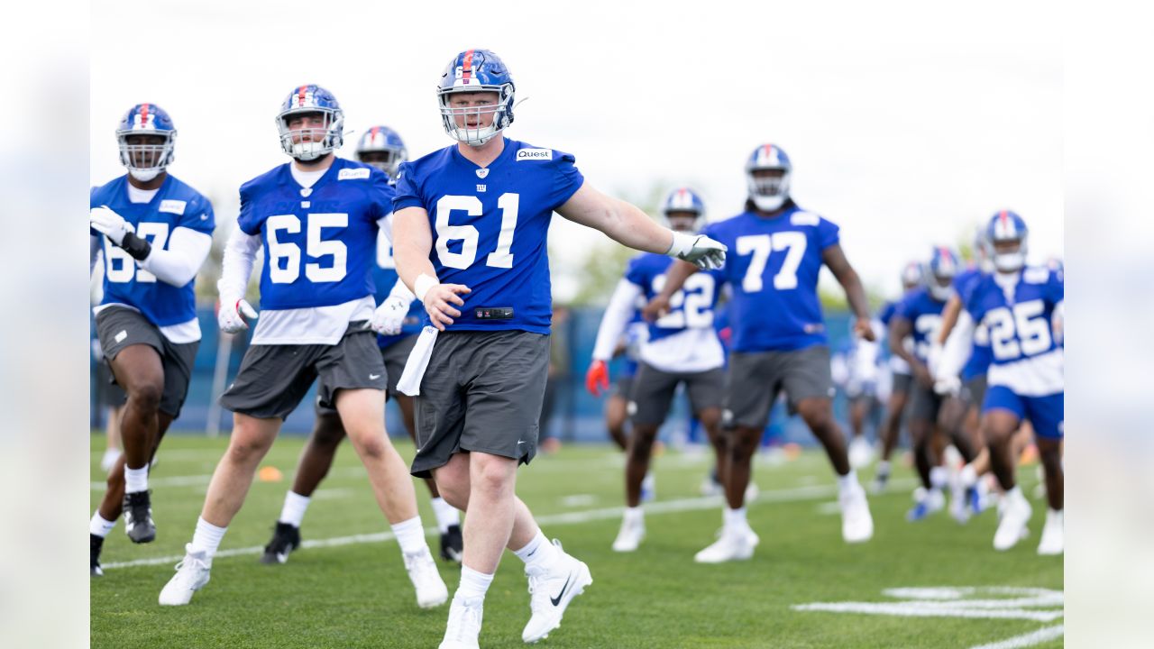 Mitch Rossi Participating in New York Giants' Rookie Minicamp on