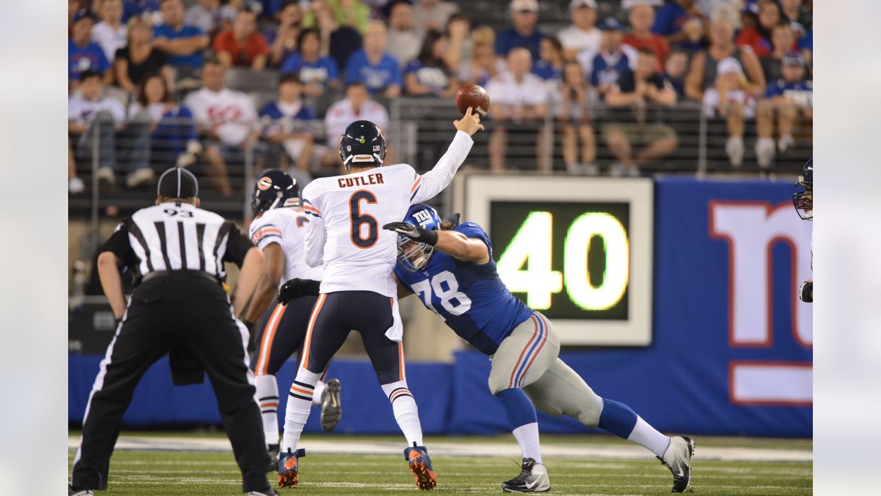 New York Giants defensive tackle Markus Kuhn (78) is fired up after an  interception by a teammate in an NFL football game between the New York  Giants and Dallas Cowboys on Sunday