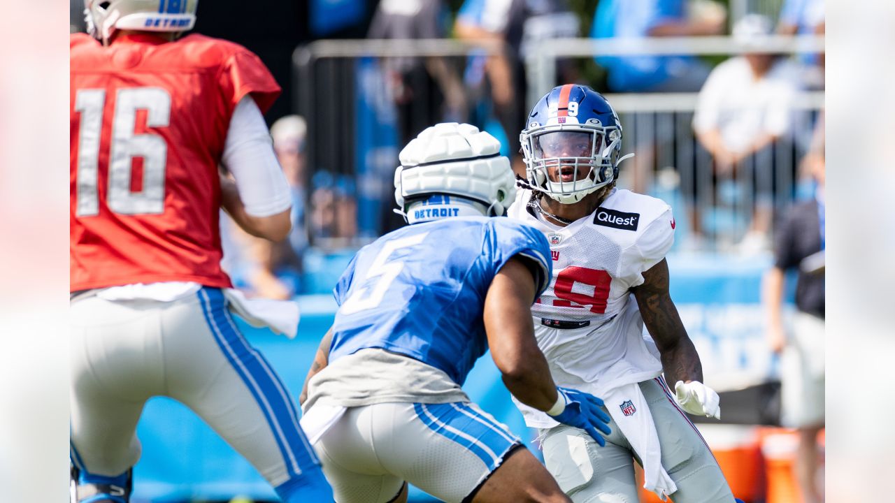 Giants Lions joint practice: Saquon Barkley shines, Daniel Jones shaky