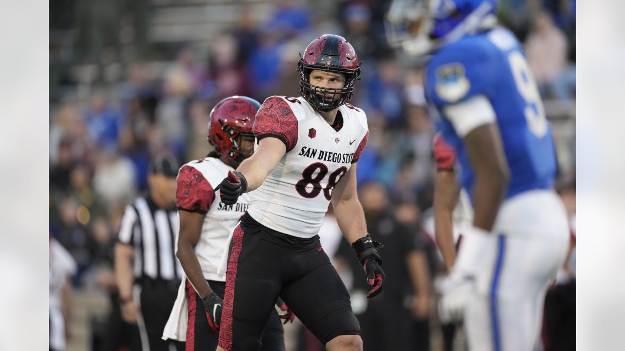 Former Aztecs tight end Daniel Bellinger benefits from NFL combine