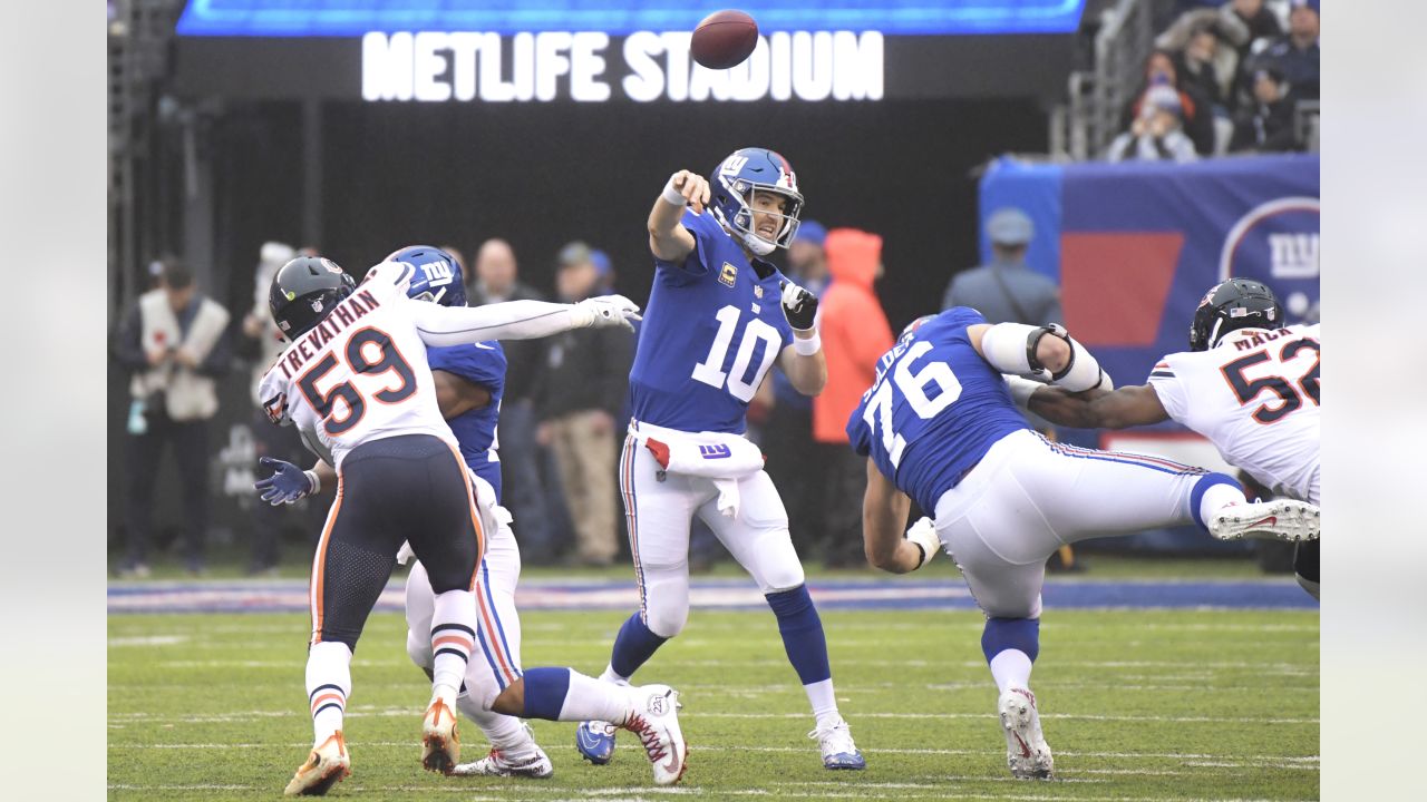 August 16, 2019, Chicago Bears wide receiver Marvin Hall (13) reacts prior  to the NFL preseason game between the Chicago Bears and the New York Giants  at MetLife Stadium in East Rutherford