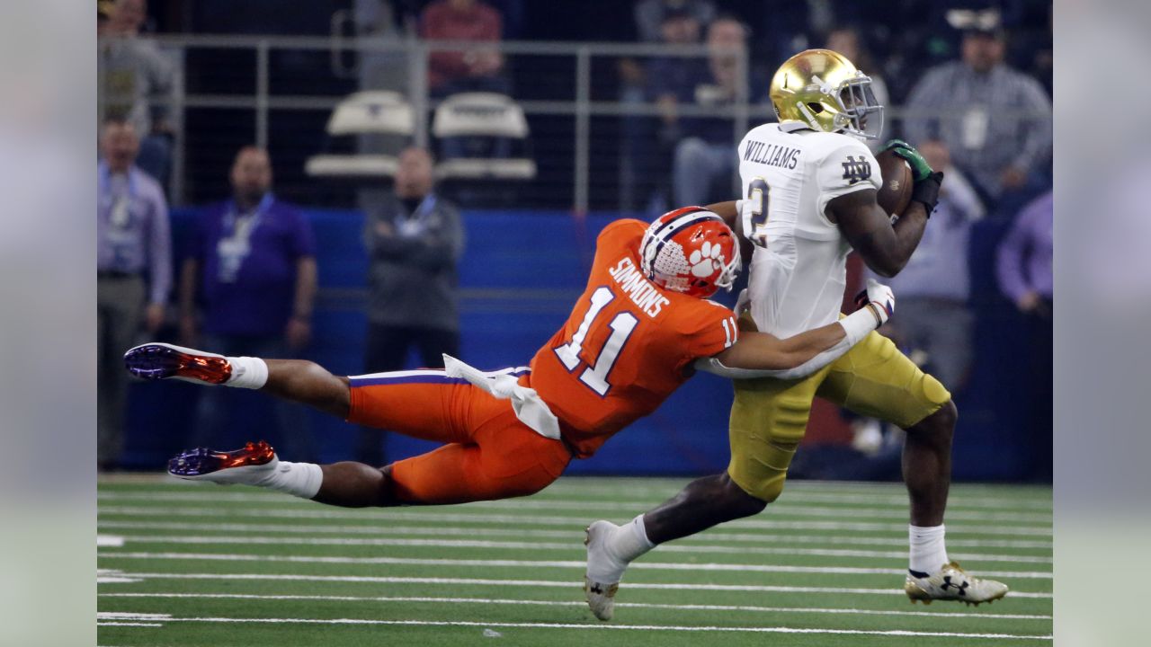 WATCH: Clemson's K'Von Wallace Returns It 66 Yards for a Pick-6