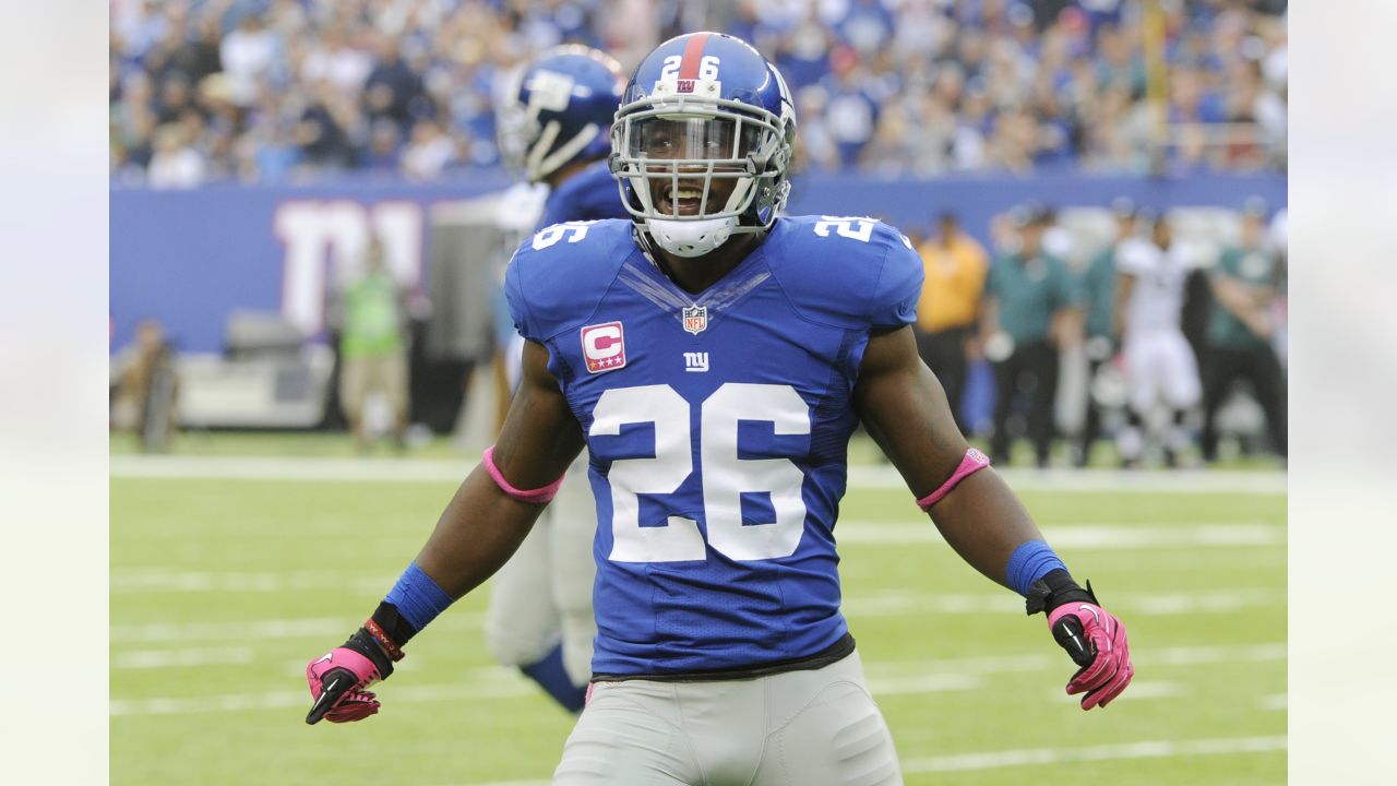 New York Giants safety Antrel Rolle (26) during player