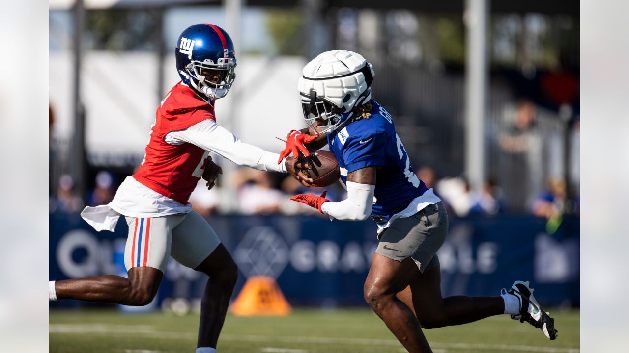 Giants' Jashaun Corbin, Dane Belton, Alex Cook impress in camp