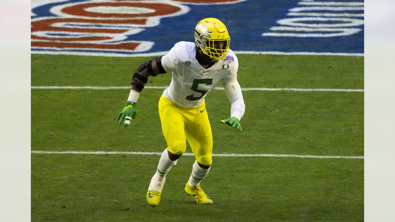 Raiders Scouting: Kayvon Thibodeaux, Oregon, EDGE - Silver And