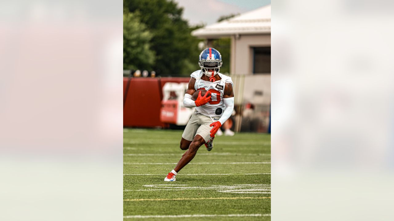 Cornerback Darnay Holmes in a strong competition to make the Giants roster