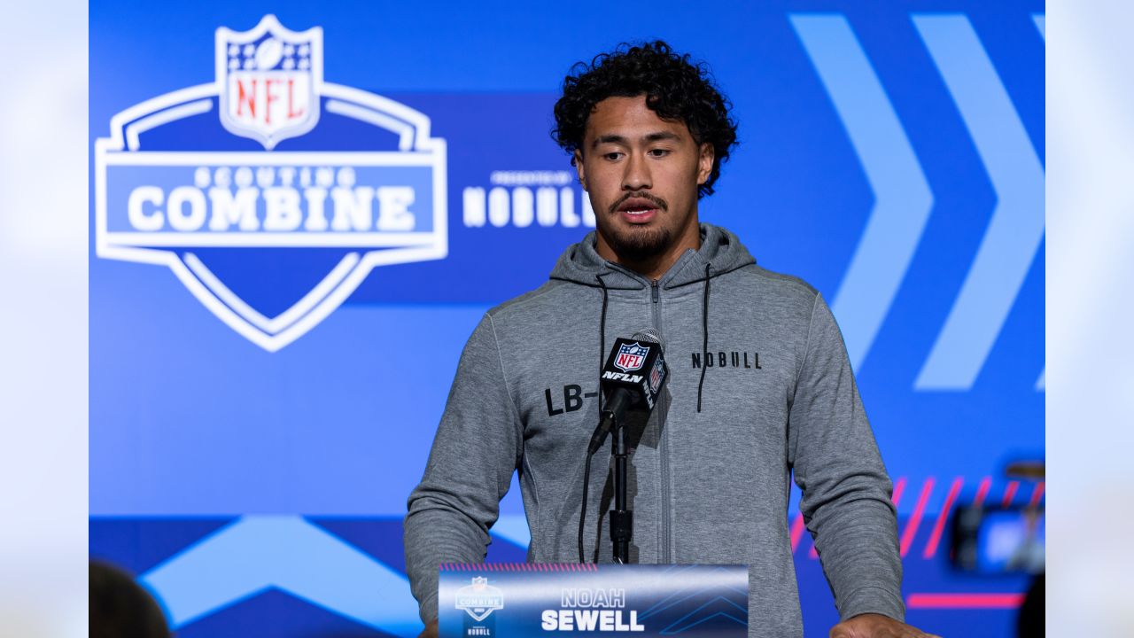 Noah Sewell, other NFL siblings, dominate Day 1 of combine