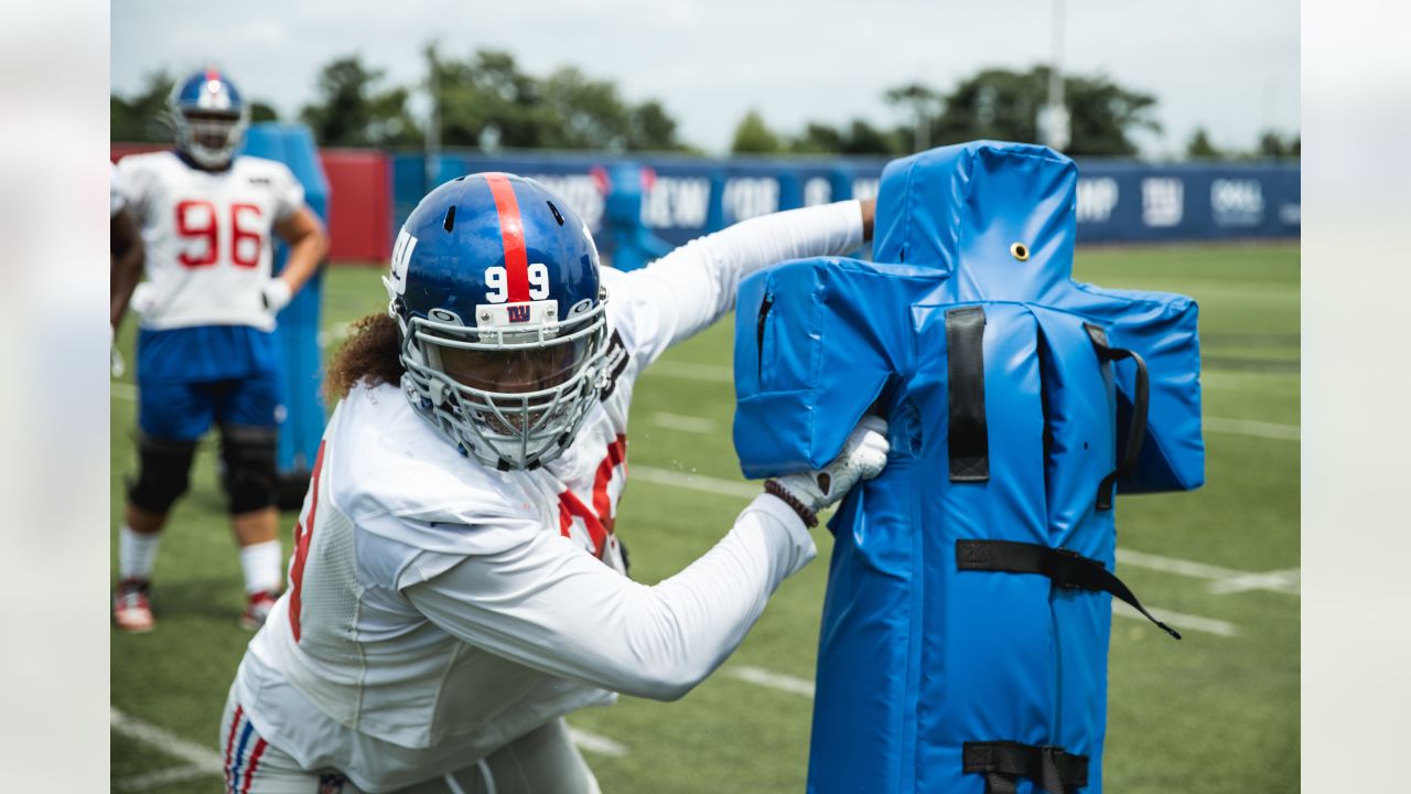 Leonard Williams of the New York Giants during training camp at