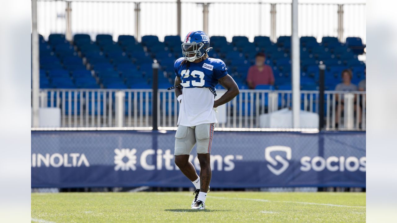 Giants' Xavier McKinney enjoying the grind, competition of camp