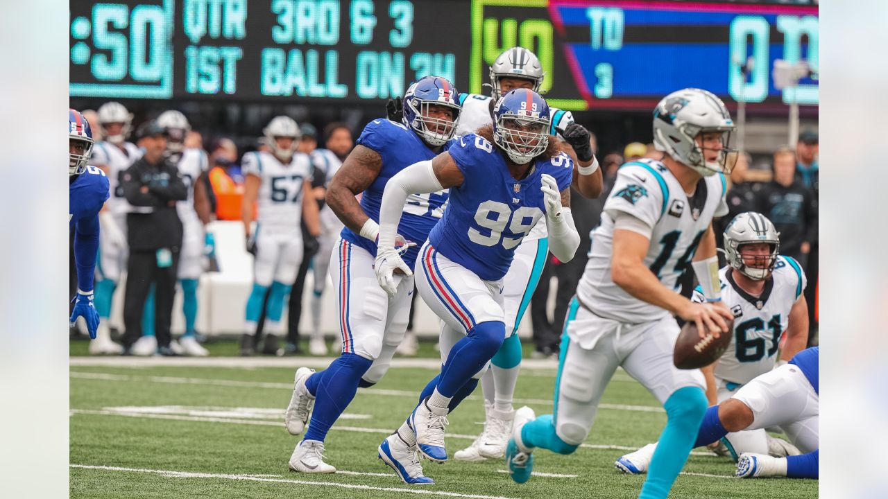 Carolina Panthers 19 vs 21 New York Giants summary: stats and highlights